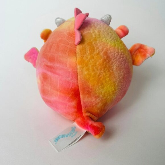 Celestina Squishmallow Dragon Tie Dyed Plush Kelly Toy Mini Plush 5" 🖤 - Picture 3 of 3